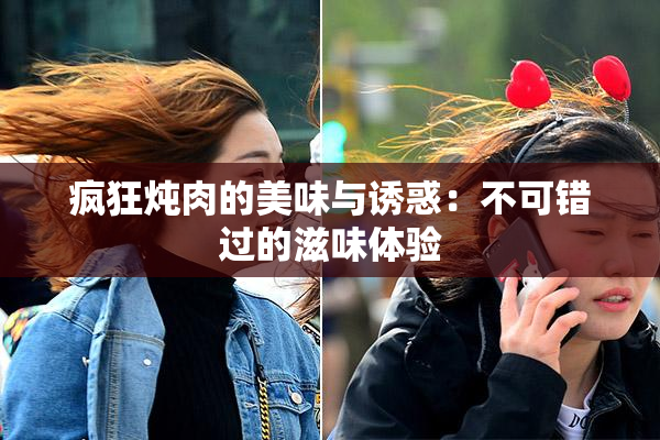 疯狂炖肉的美味与诱惑：不可错过的滋味体验