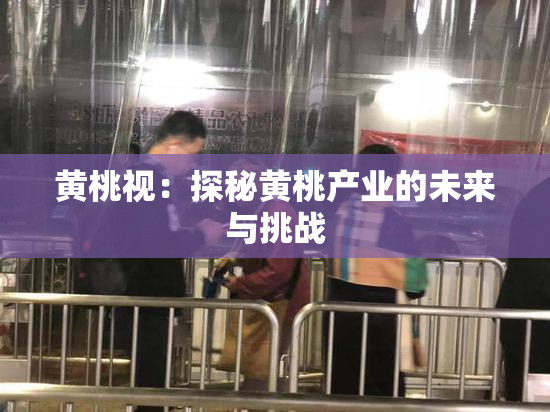 黄桃视：探秘黄桃产业的未来与挑战
