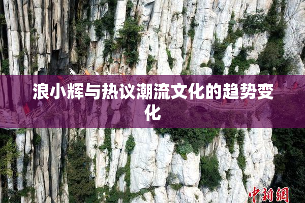 浪小辉与热议潮流文化的趋势变化