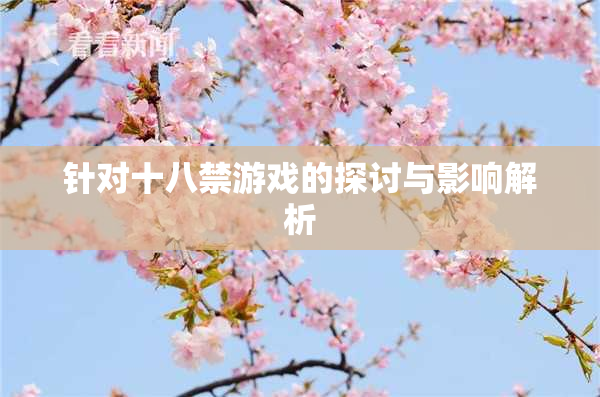 针对十八禁游戏的探讨与影响解析