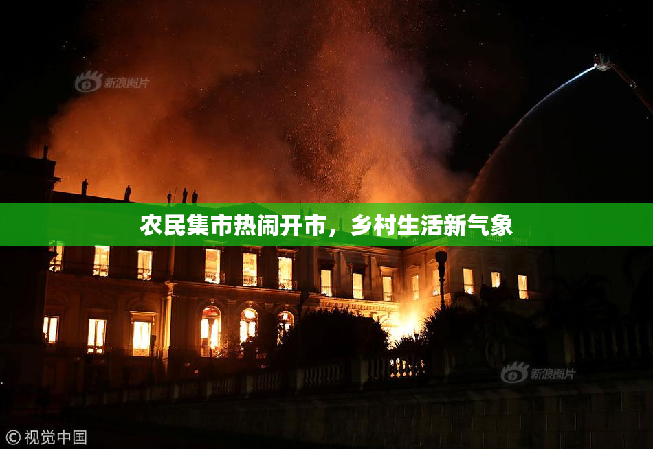 农民集市热闹开市，乡村生活新气象