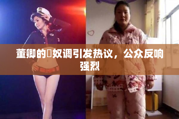 董卿的婬奴调引发热议，公众反响强烈