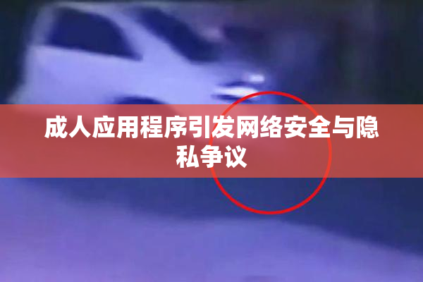 成人应用程序引发网络安全与隐私争议