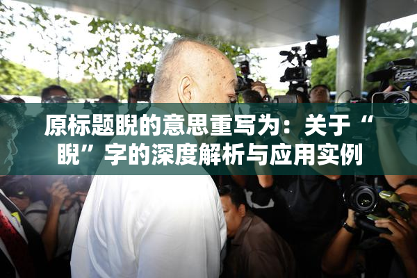 原标题睨的意思重写为：关于“睨”字的深度解析与应用实例