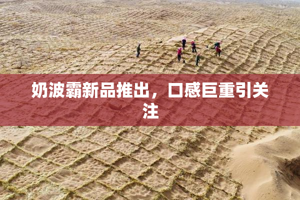 奶波霸新品推出，口感巨重引关注