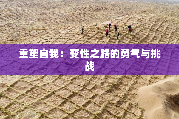 重塑自我：变性之路的勇气与挑战