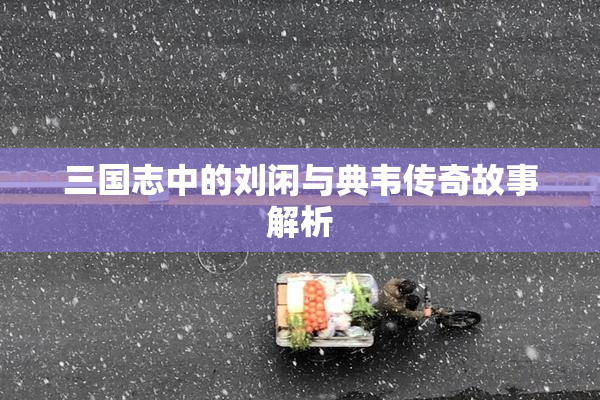 三国志中的刘闲与典韦传奇故事解析