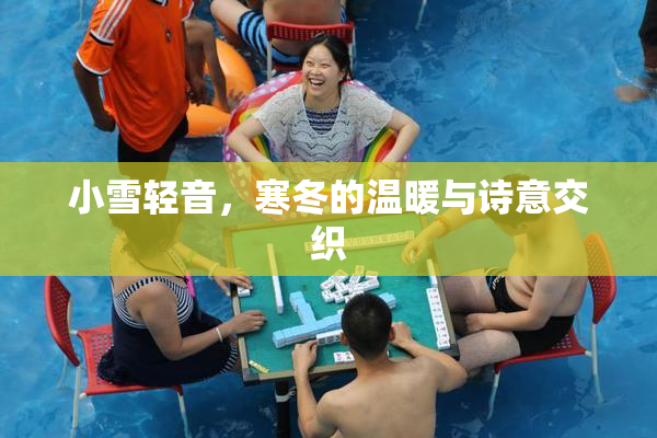 小雪轻音，寒冬的温暖与诗意交织
