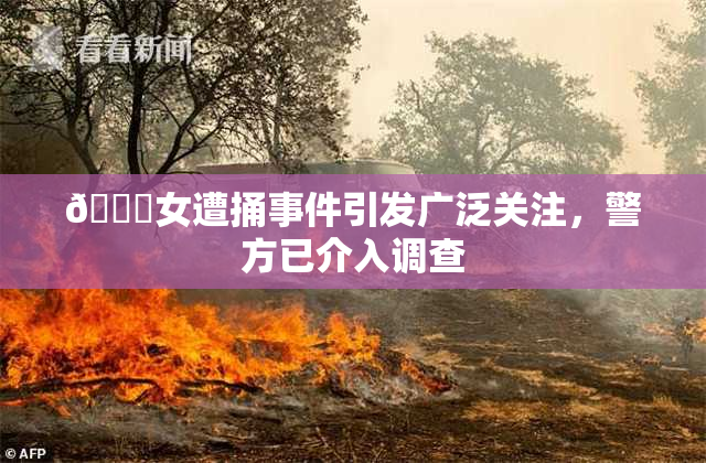 🔞女遭捅事件引发广泛关注，警方已介入调查