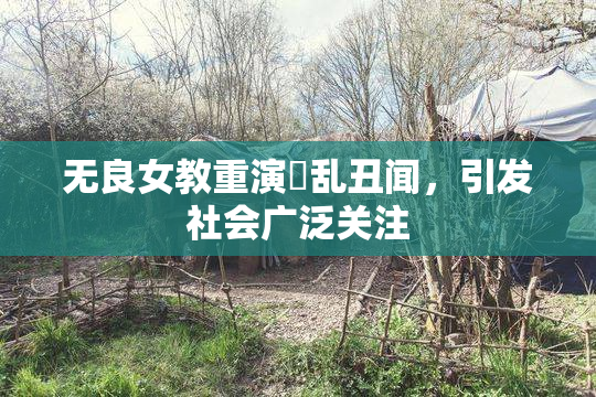 无良女教重演婬乱丑闻，引发社会广泛关注