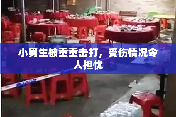 小男生被重重击打，受伤情况令人担忧