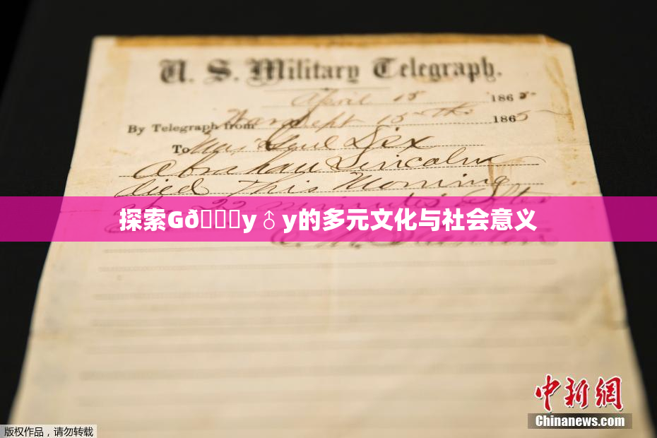 探索G🈚y♂y的多元文化与社会意义