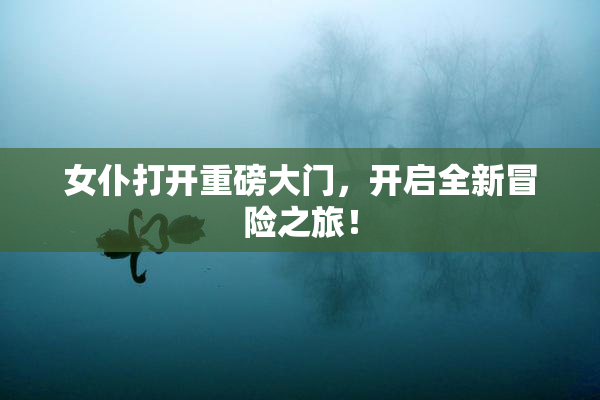 女仆打开重磅大门，开启全新冒险之旅！