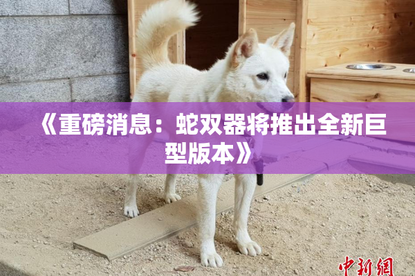 《重磅消息：蛇双器将推出全新巨型版本》