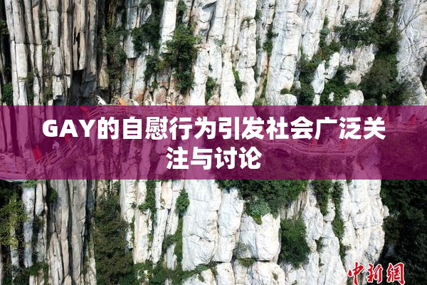 GAY的自慰行为引发社会广泛关注与讨论