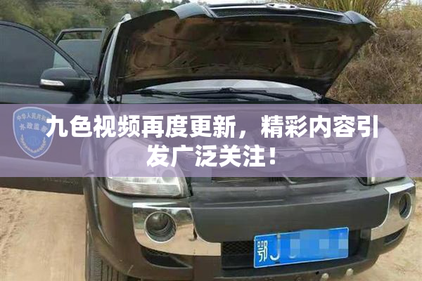 九色视频再度更新，精彩内容引发广泛关注！
