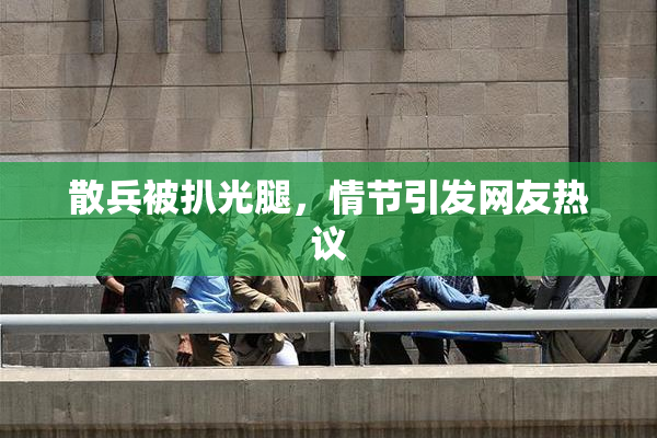 散兵被扒光腿，情节引发网友热议