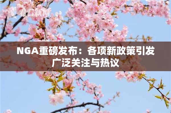 NGA重磅发布：各项新政策引发广泛关注与热议