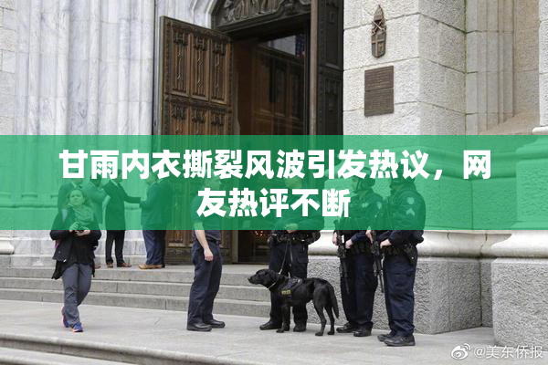 甘雨内衣撕裂风波引发热议，网友热评不断