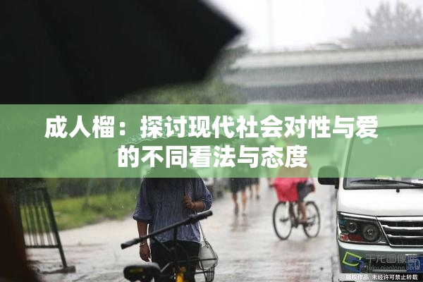 成人榴：探讨现代社会对性与爱的不同看法与态度