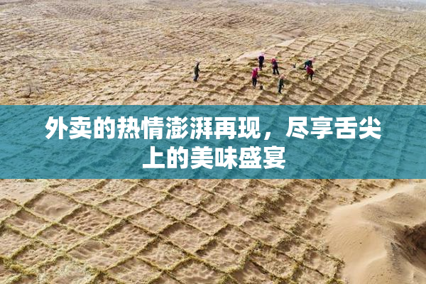 外卖的热情澎湃再现，尽享舌尖上的美味盛宴