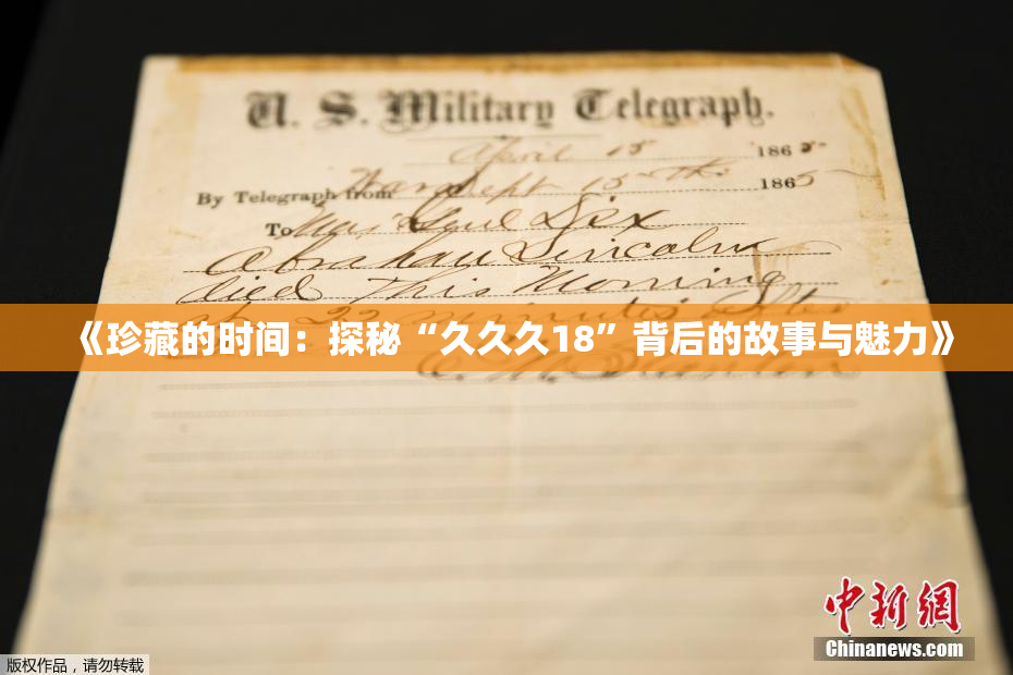 《珍藏的时间：探秘“久久久18”背后的故事与魅力》
