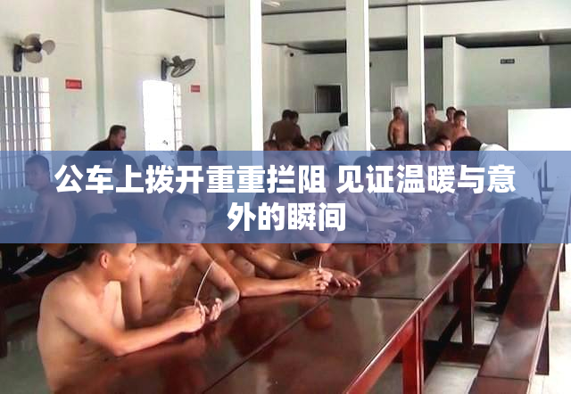 公车上拨开重重拦阻 见证温暖与意外的瞬间