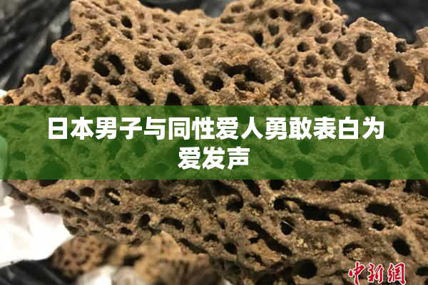 日本男子与同性爱人勇敢表白为爱发声