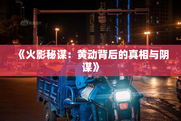 《火影秘谋：黄动背后的真相与阴谋》