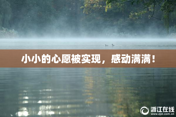 小小的心愿被实现，感动满满！