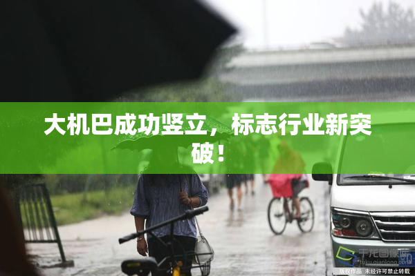 大机巴成功竖立，标志行业新突破！