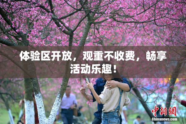 体验区开放，观重不收费，畅享活动乐趣！