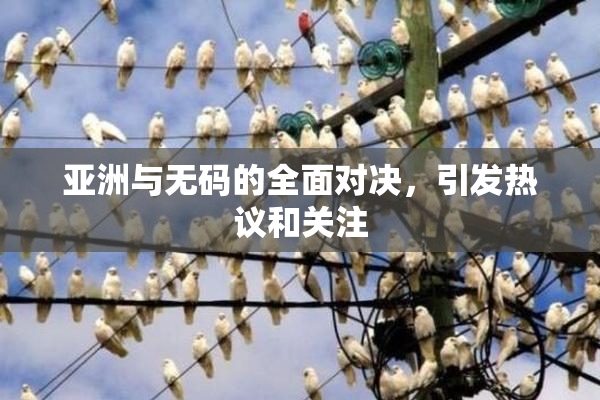 亚洲与无码的全面对决，引发热议和关注