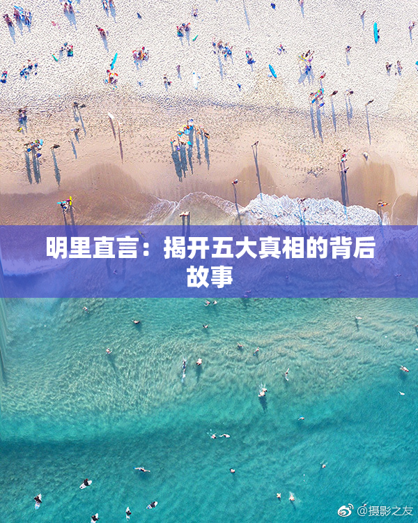 明里直言：揭开五大真相的背后故事