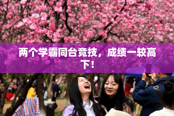 两个学霸同台竞技，成绩一较高下！