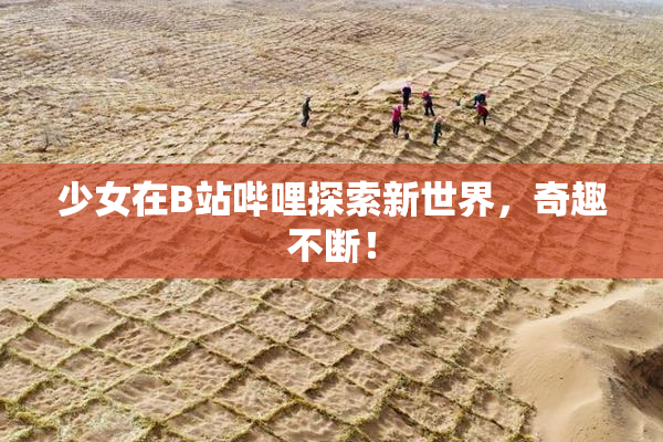 少女在B站哔哩探索新世界，奇趣不断！