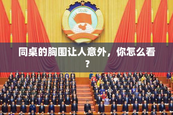 同桌的胸围让人意外，你怎么看？