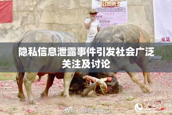 隐私信息泄露事件引发社会广泛关注及讨论