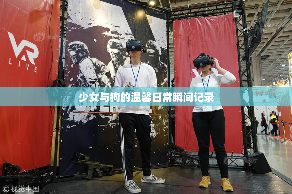 少女与狗的温馨日常瞬间记录
