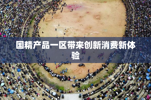 国精产品一区带来创新消费新体验