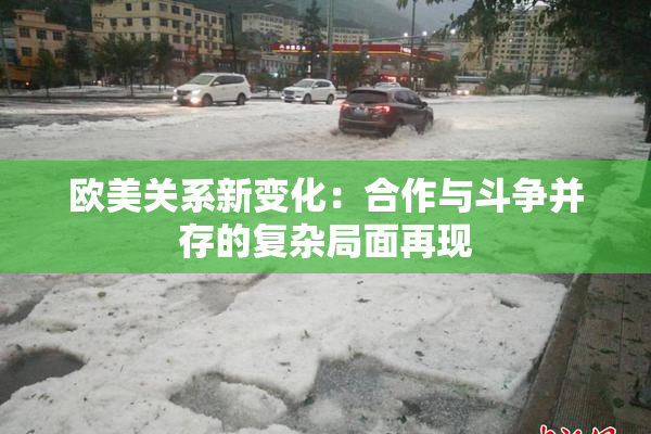 欧美关系新变化：合作与斗争并存的复杂局面再现