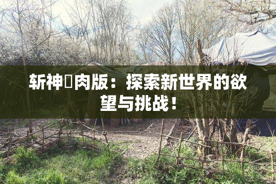 斩神婬肉版：探索新世界的欲望与挑战！