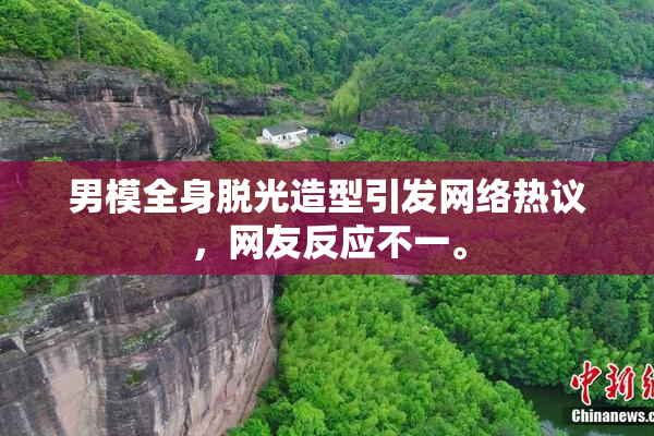 男模全身脱光造型引发网络热议，网友反应不一。