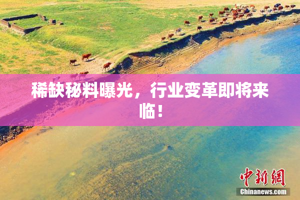 稀缺秘料曝光，行业变革即将来临！