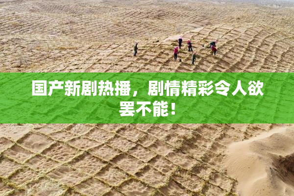 国产新剧热播，剧情精彩令人欲罢不能！