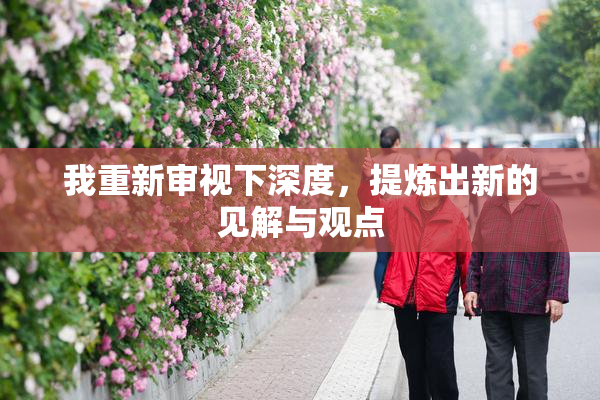 我重新审视下深度，提炼出新的见解与观点