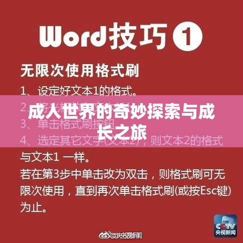 成人世界的奇妙探索与成长之旅