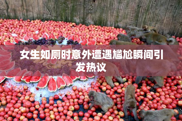 女生如厕时意外遭遇尴尬瞬间引发热议