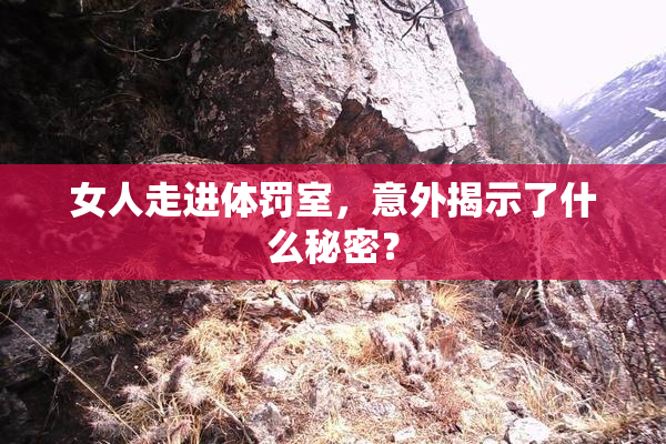 女人走进体罚室，意外揭示了什么秘密？
