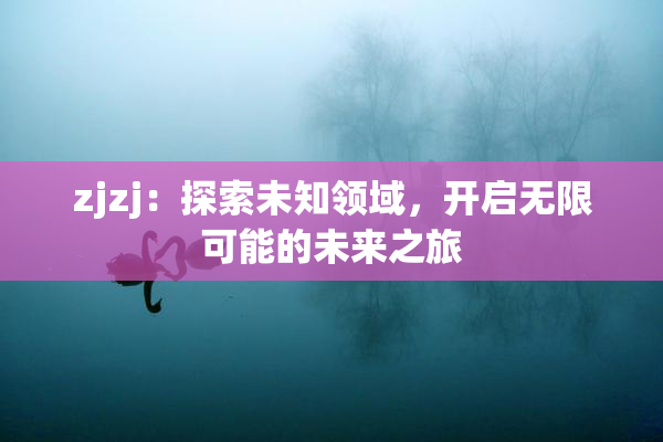 zjzj：探索未知领域，开启无限可能的未来之旅